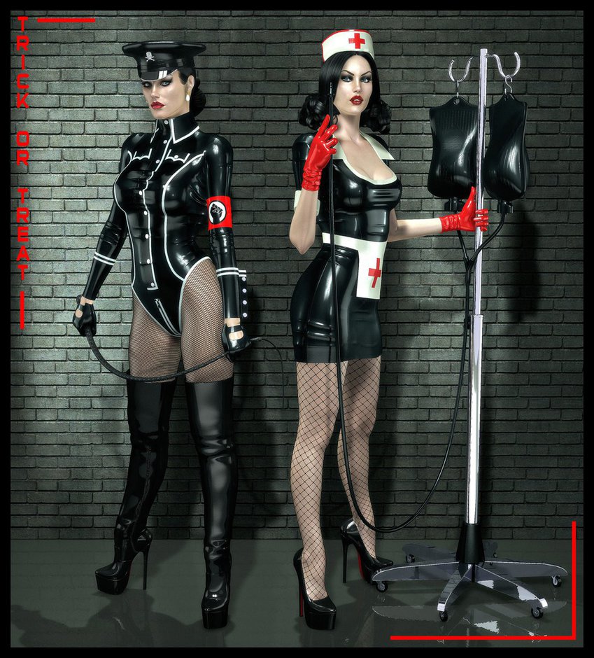 Nurse dominatrix ♥ Model : Dani Divine / UK Naughty nurse wa